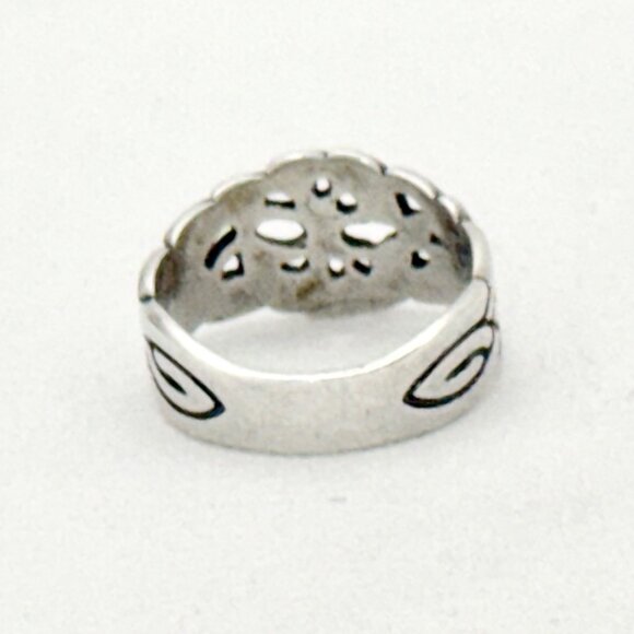 Vintage Tree of Life Sterling Silver Celtic Ring - Size 10.75 - Picture 5 of 9